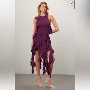SIMKHAI Wilda Ruffle Dress